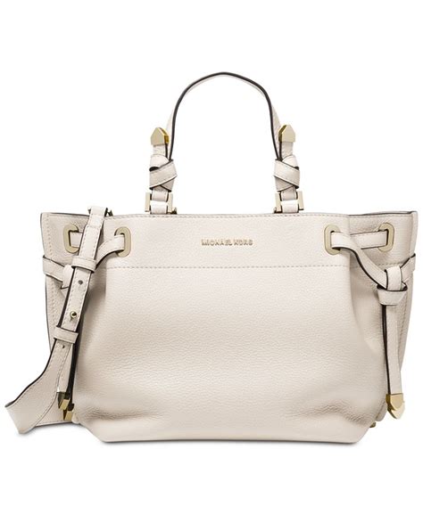 MICHAEL Michael Kors Greta Pebble Leather Satchel 